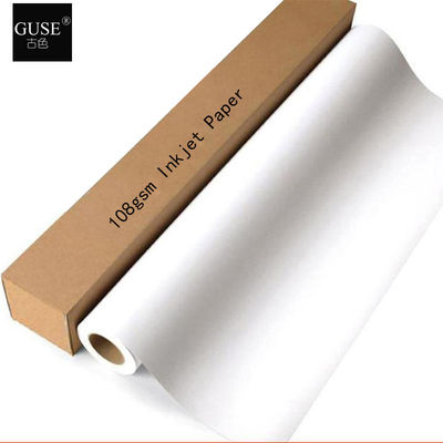 کاغذ جوهر افشان با پوشش مات با فرمت بزرگ 36 اینچی 128 گرمی برای چاپگر جوهرافشان