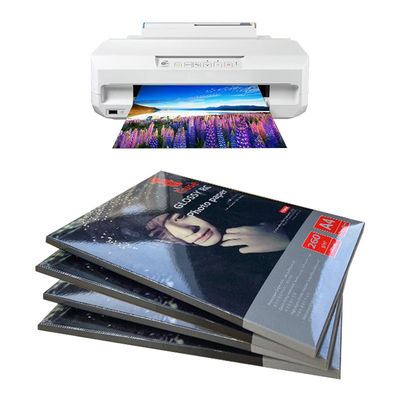 کاغذ عکس A4 با پوشش رزین ابریشمی، ضد آب برای چاپگر جوهرافشان 260 گرمی